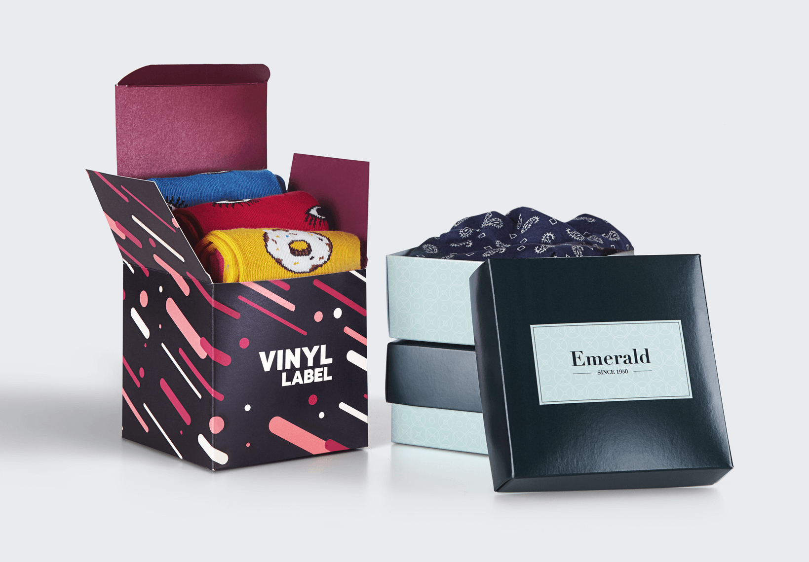 product boxes