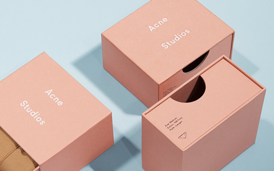 acne design product packaging