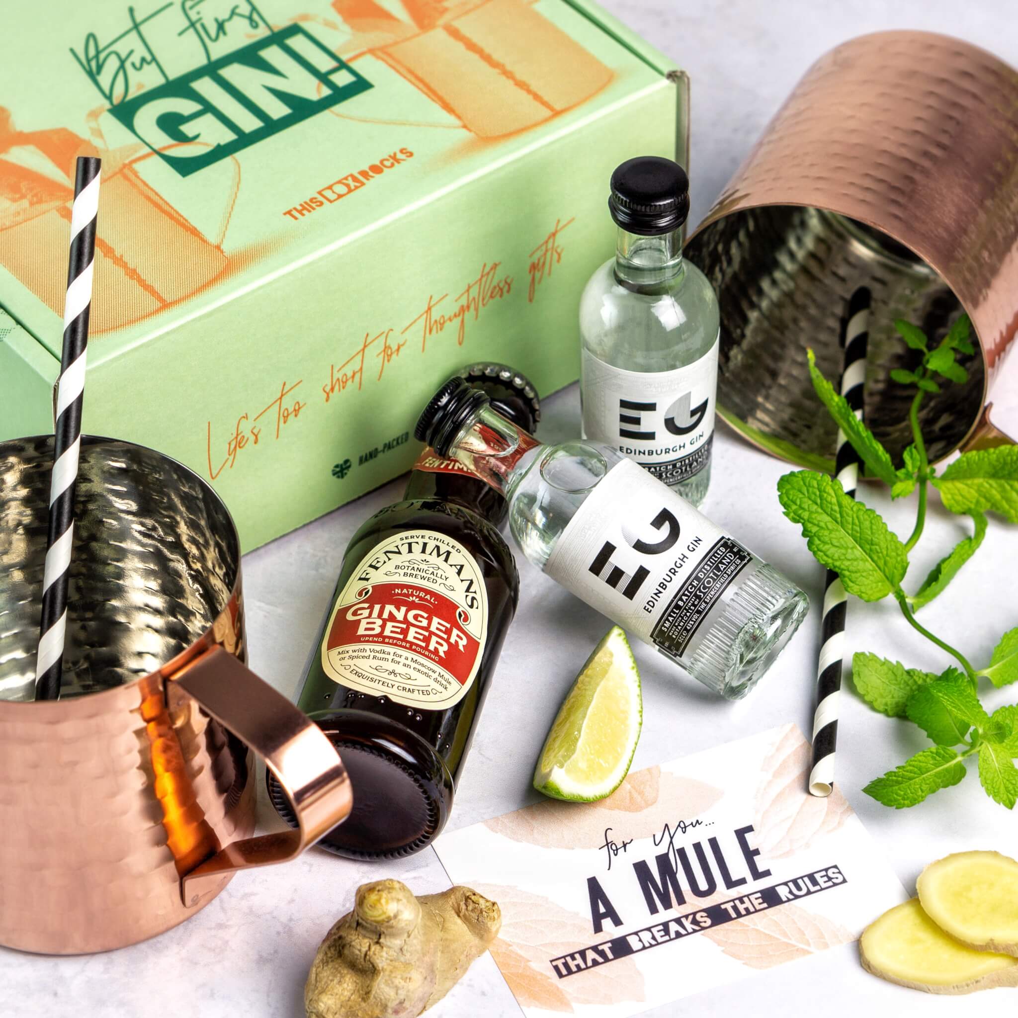 Geschenkverpackug für Gin