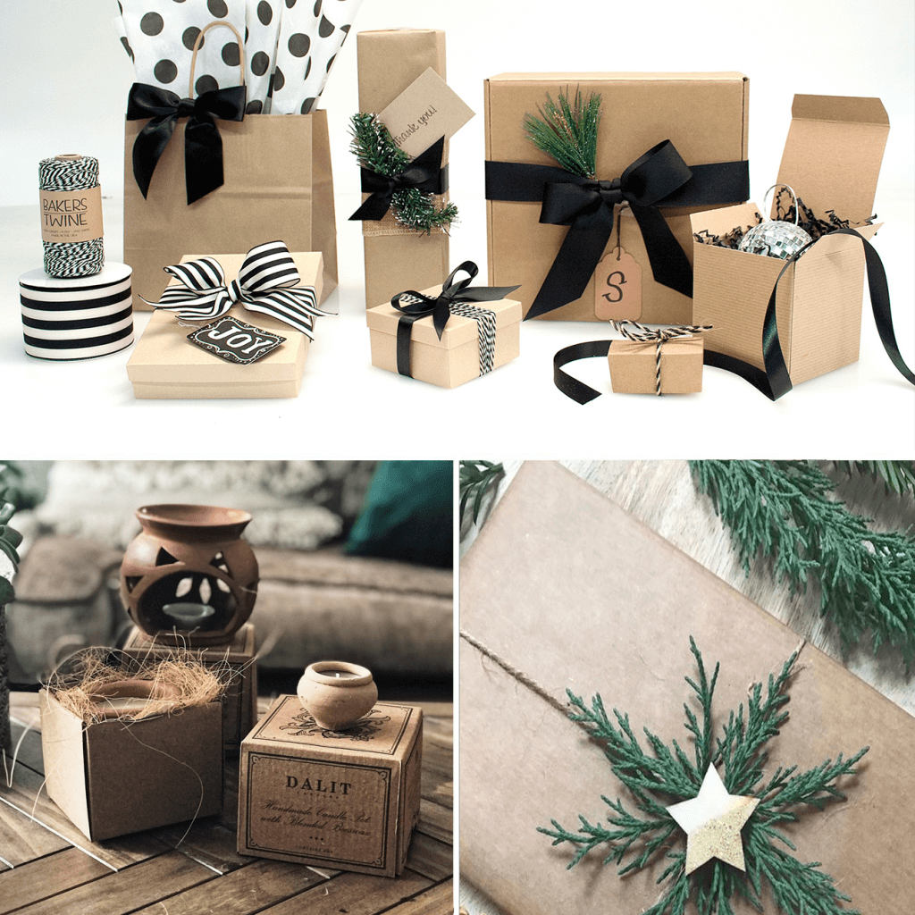 Christmas packing. Holiday package deals. Wish Box Christmas shop.