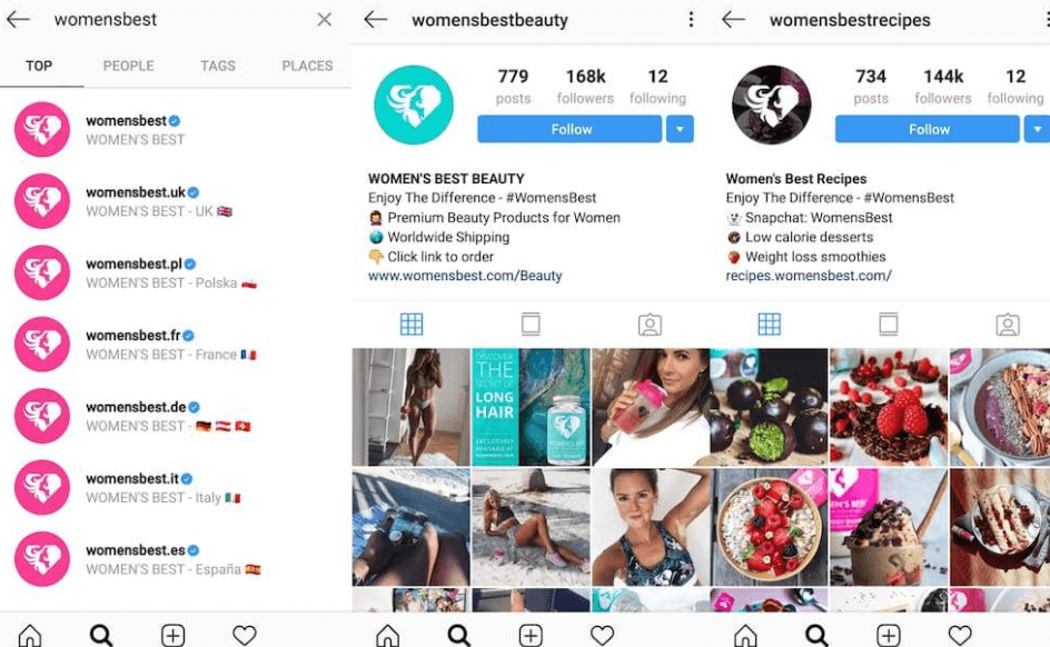 bricks and mortar ecommerce instagram