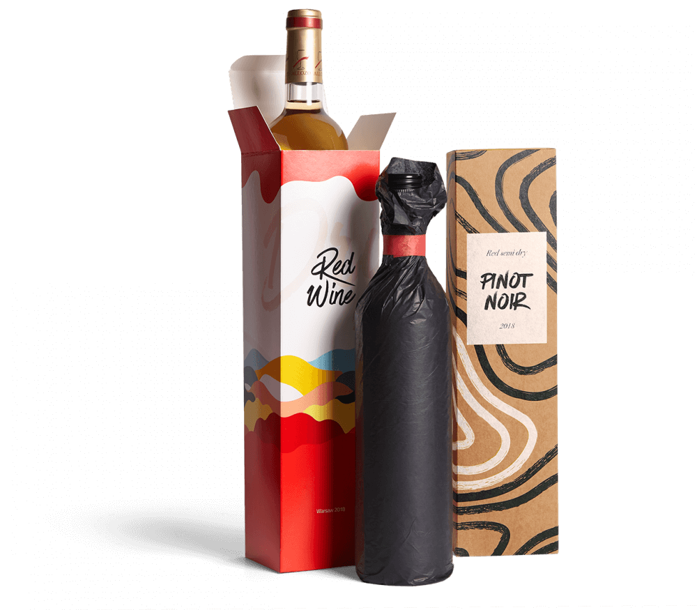 Customized Wine Boxes Printed Product Packaging Packhelp