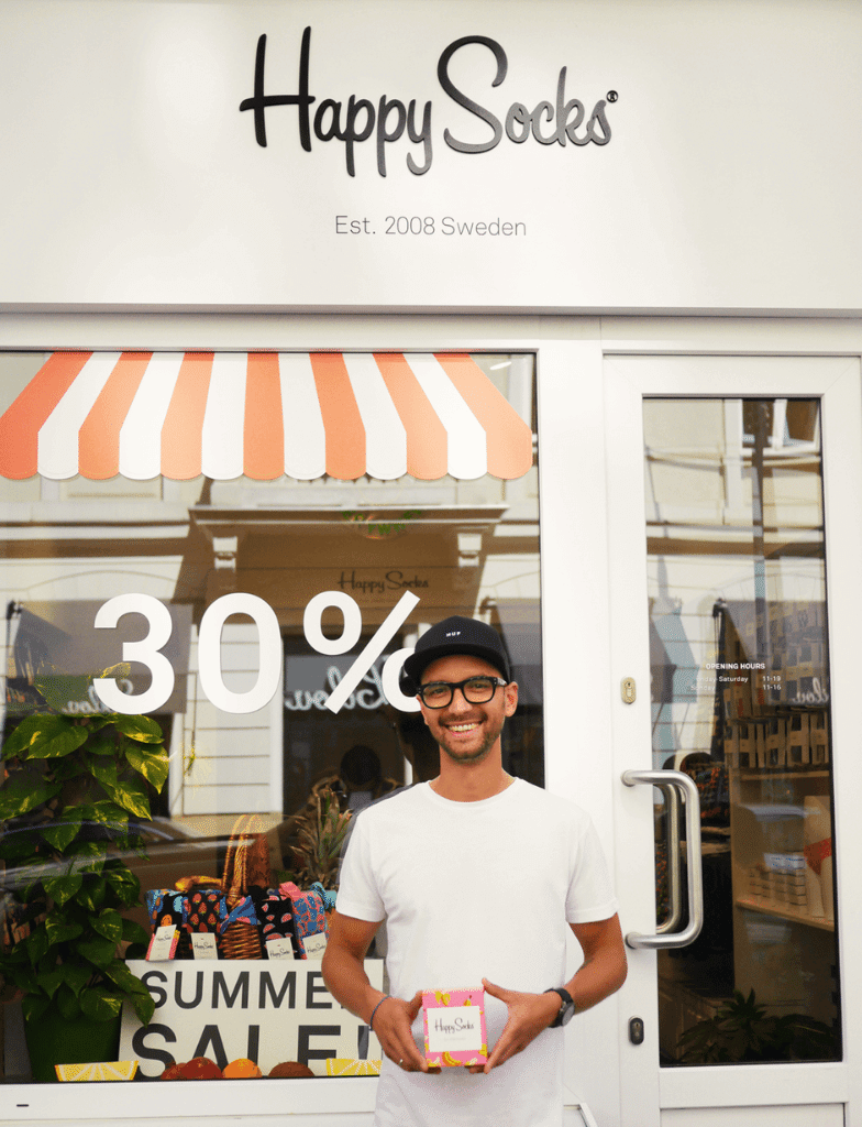 happy socks negozio