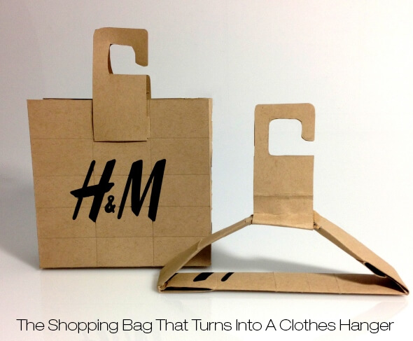 Nachhaltige Verpackung: Umfunktionierbare Papiertüte von H&M