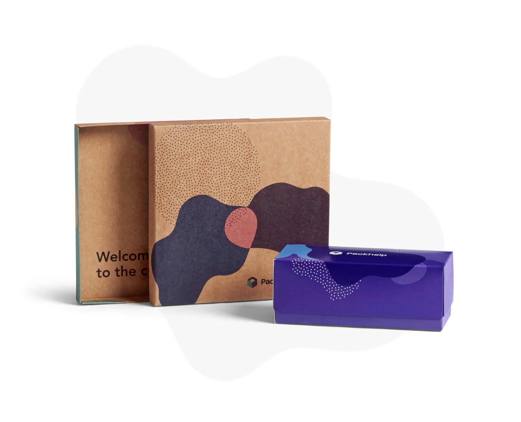 Caja para productos de dos piezas