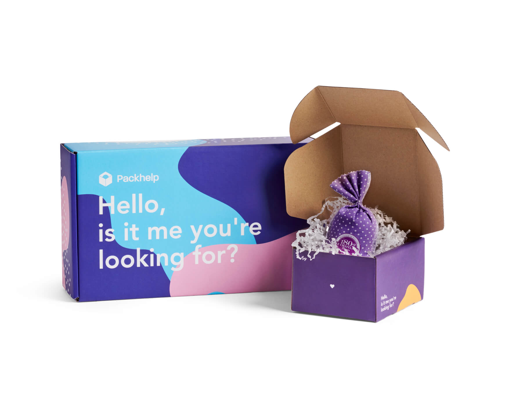 Scatola postale colorata - scatole personalizzate - Packhelp