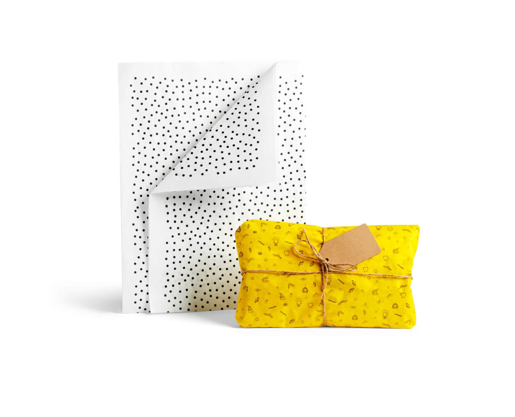 personalised packing paper - custom packaging - Packhelp