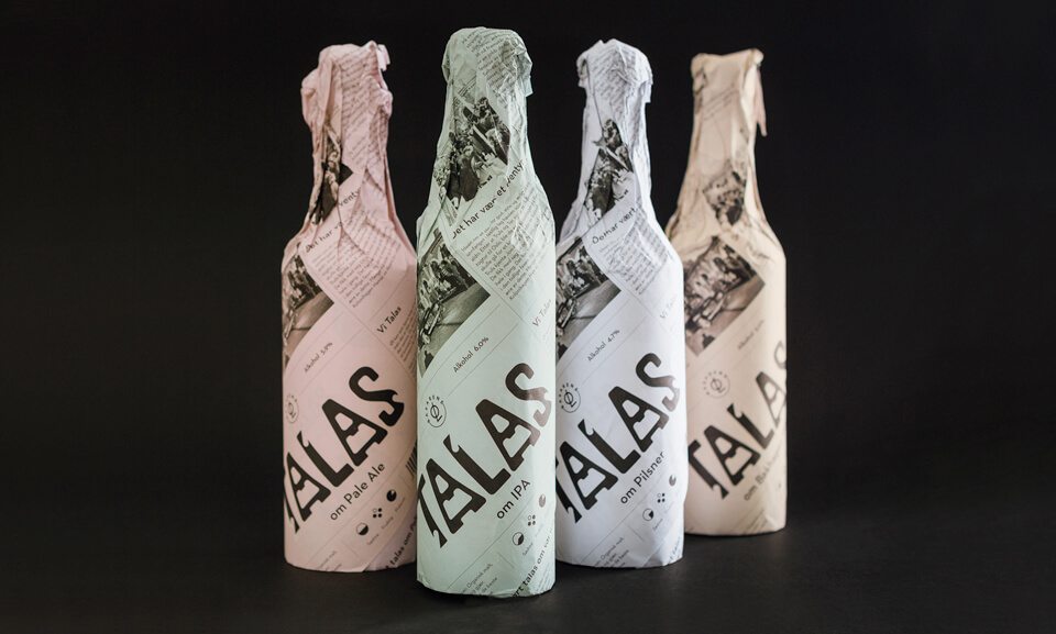 talas brewing beer packaging