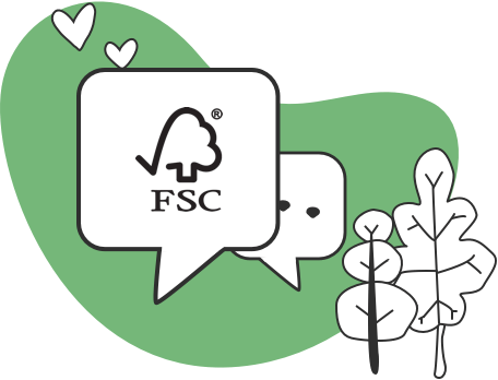 Certifikát fsc ikony zalesňování