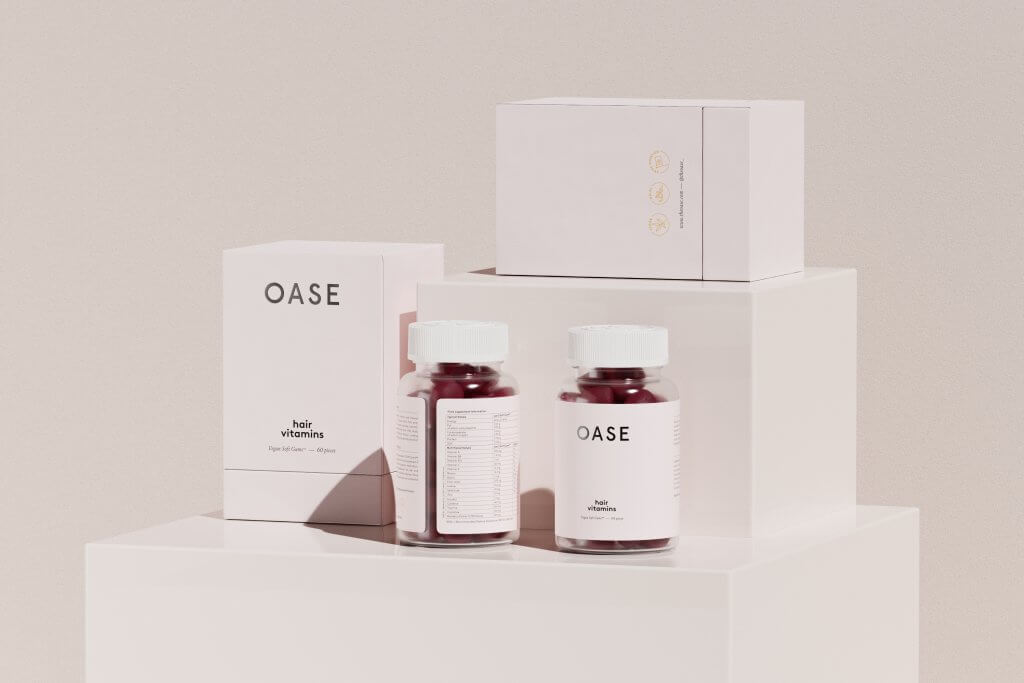 oase hair vitamins with rigid boxes