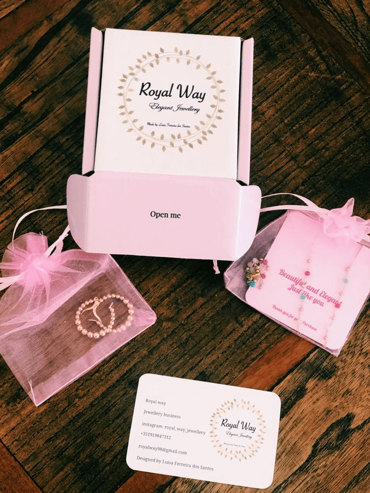 Royal Way Schmuck Kollektion und Verpackung