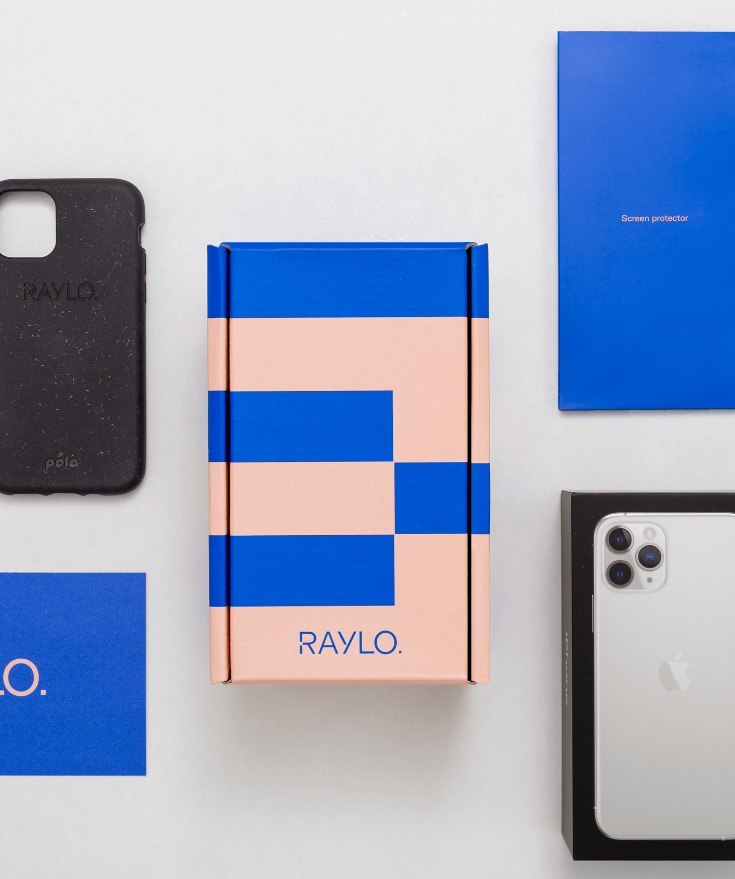 raylo phone case with a shipping box - packhelp case study