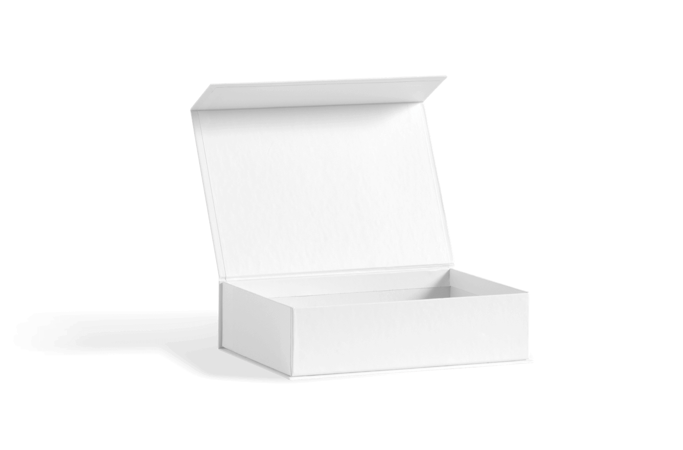 caja con cierre magnético