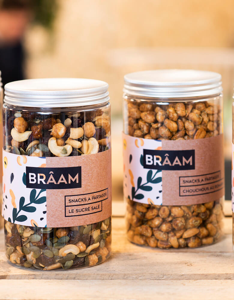 Snacks sains pour le bureau de Brâam