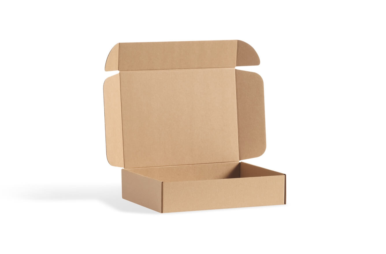 Corrugated cardboard classic mailer box