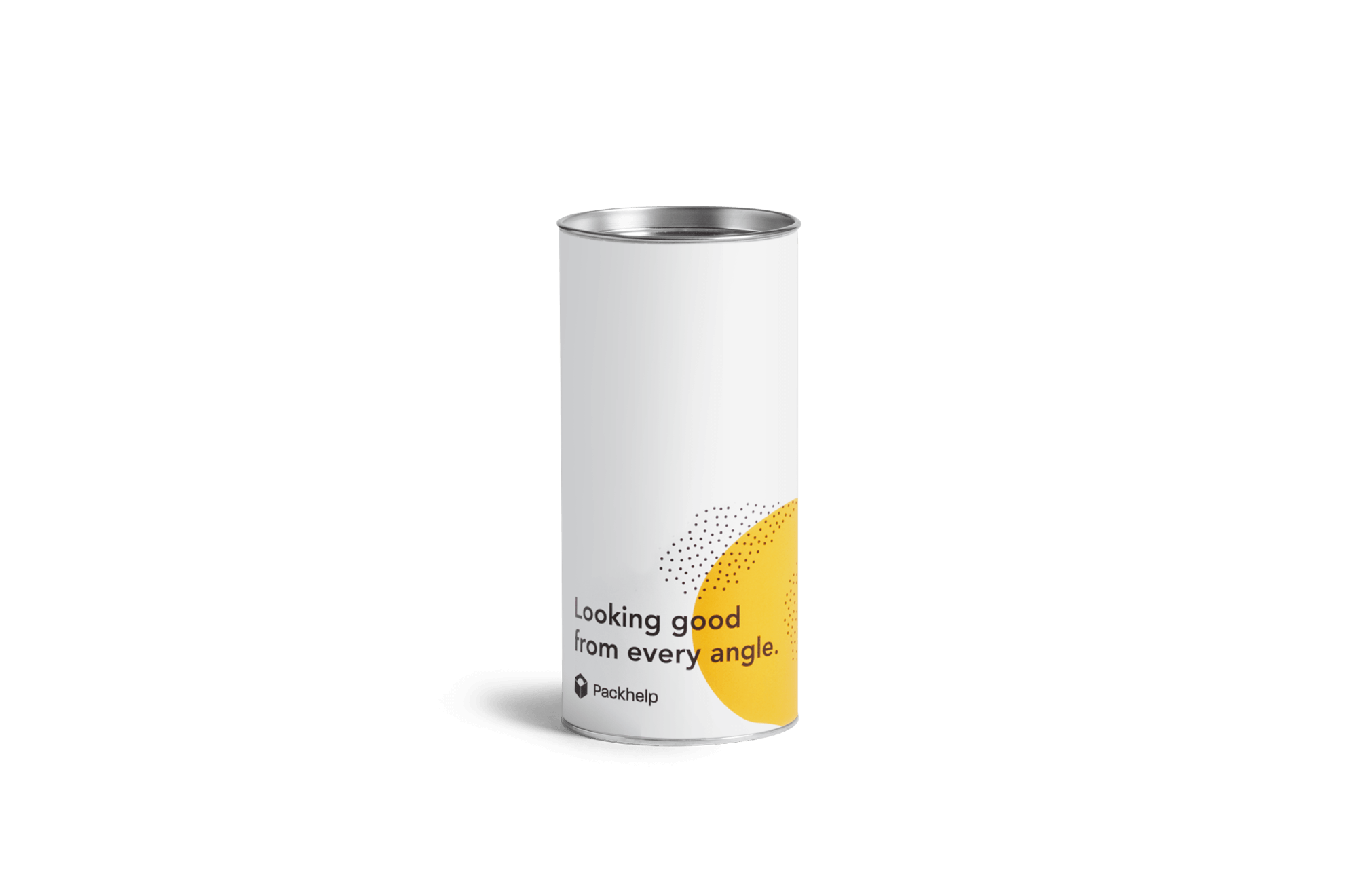 Paper can with custom print