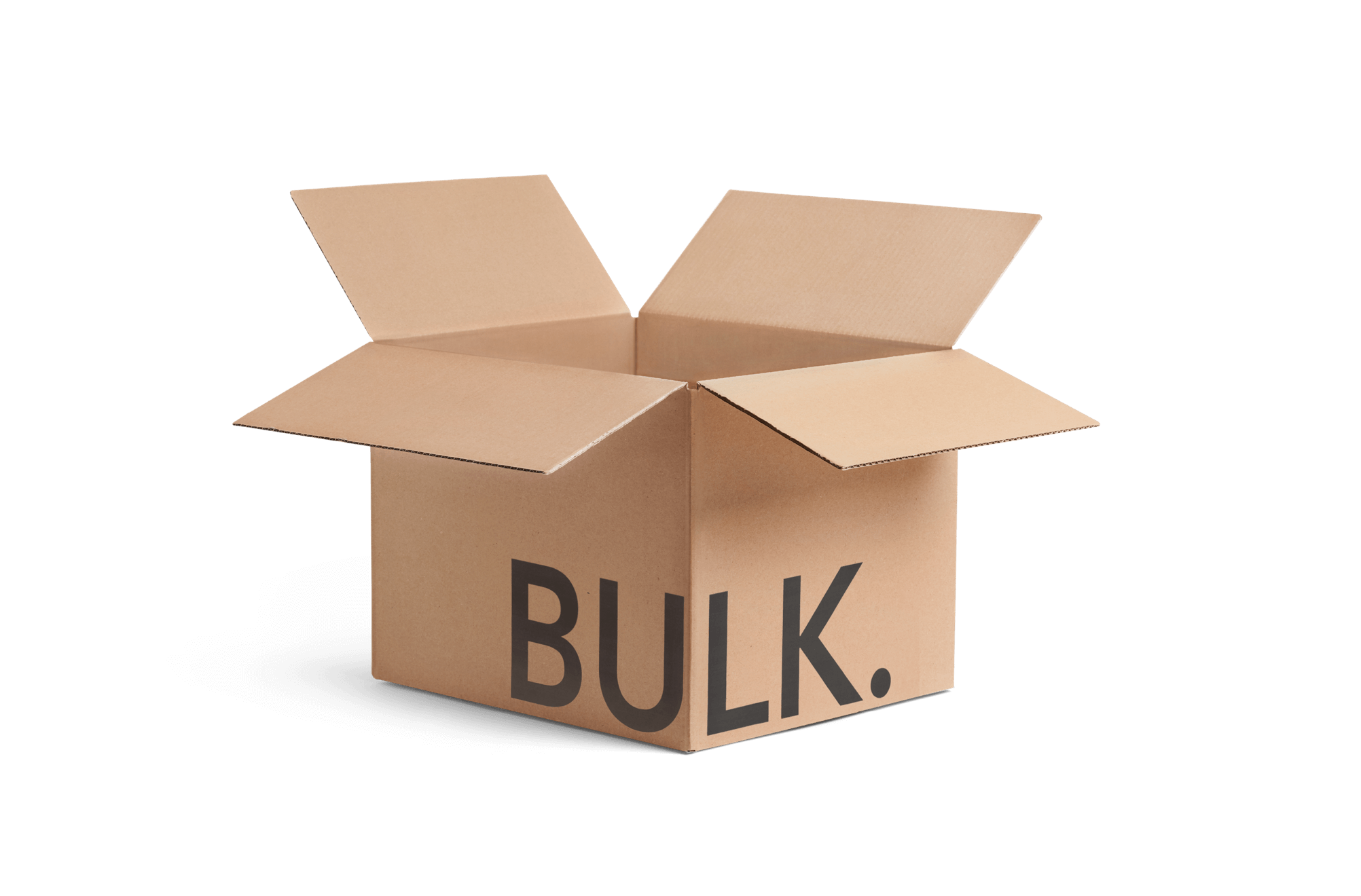 Shipping box with sample logo
