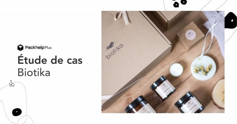 Étude de cas Biotika avec son emballage optimisé pour sa gamme de bougies