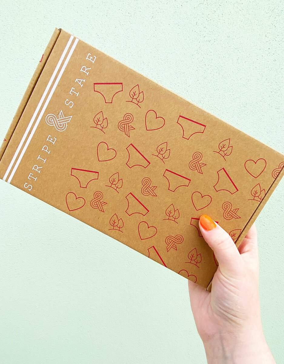 Stripe and Stare mailer box