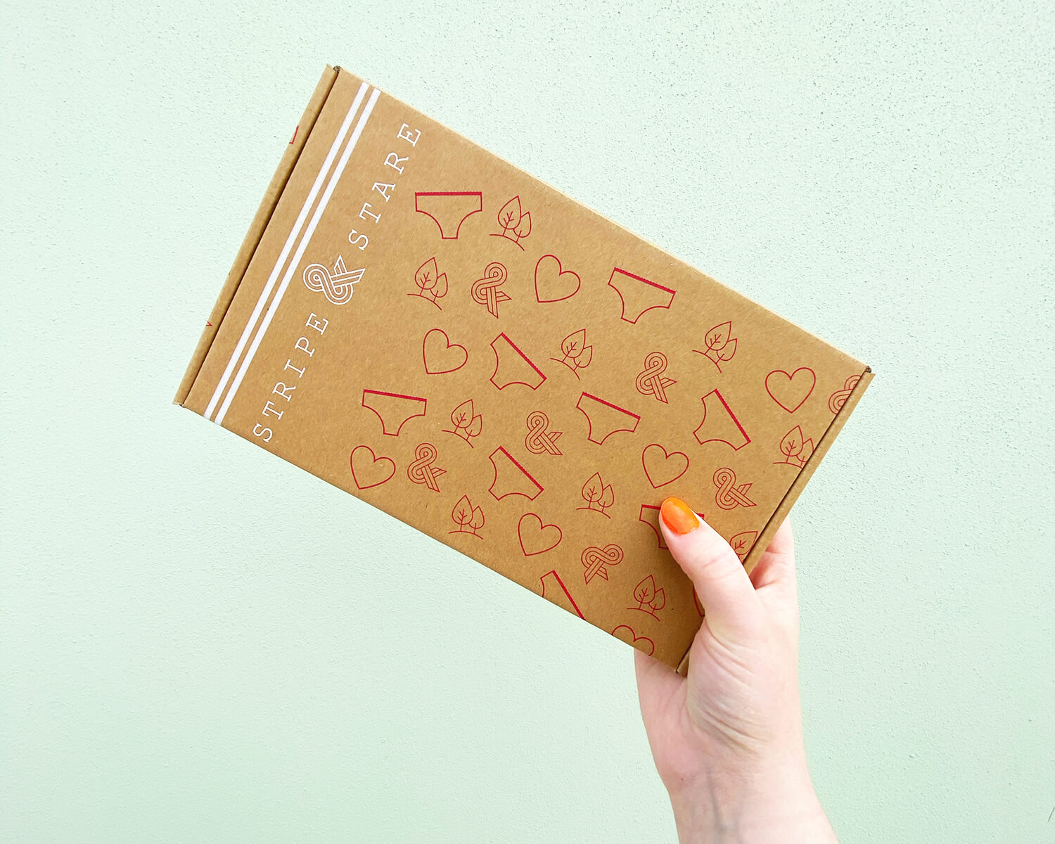 Stripe and Stare mailer box