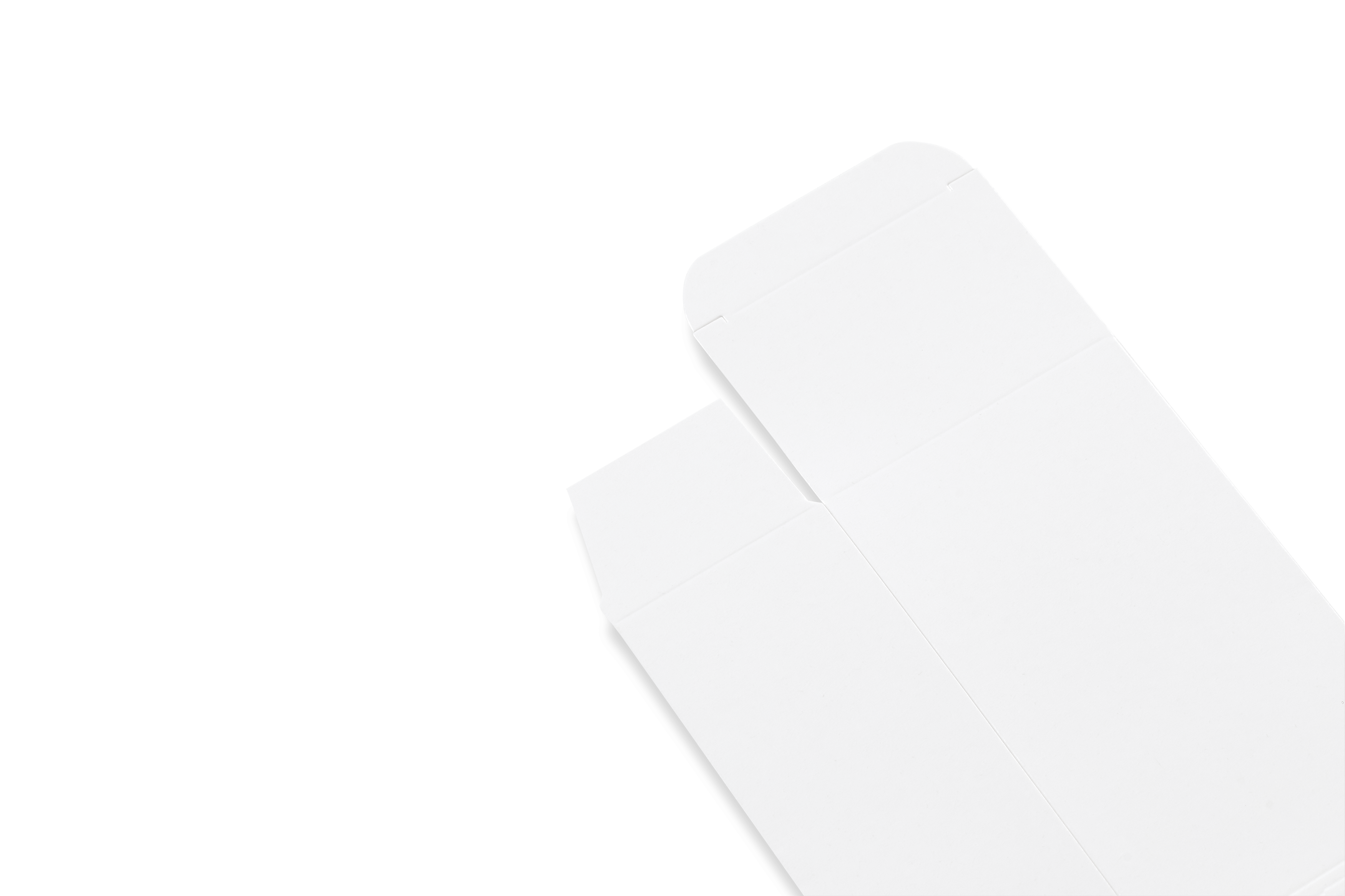 Zoom shot of white cardstock used in product boxes