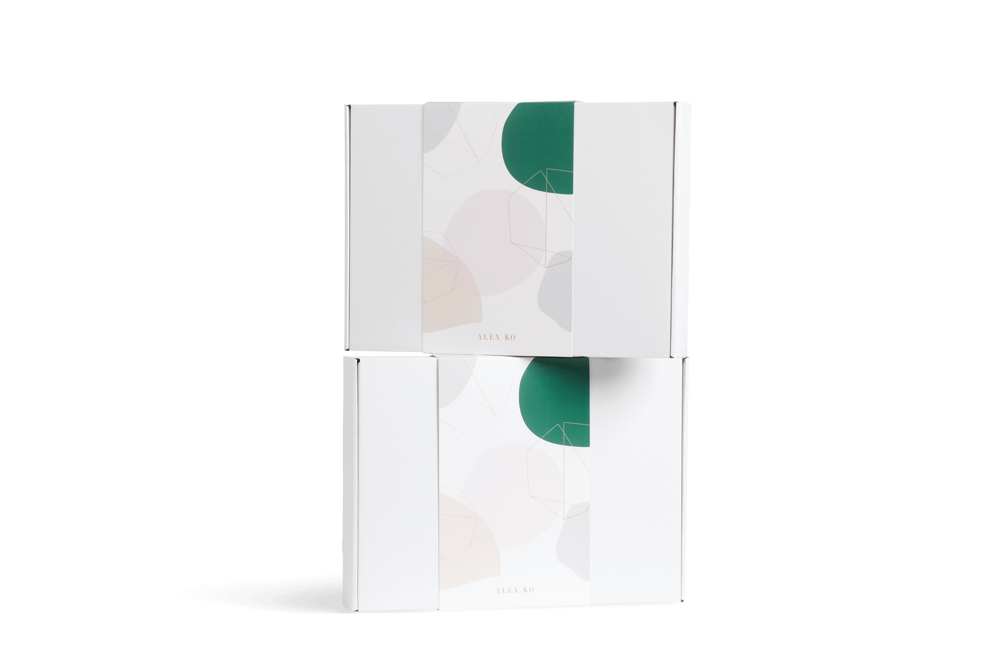 white sleeved mailer boxes