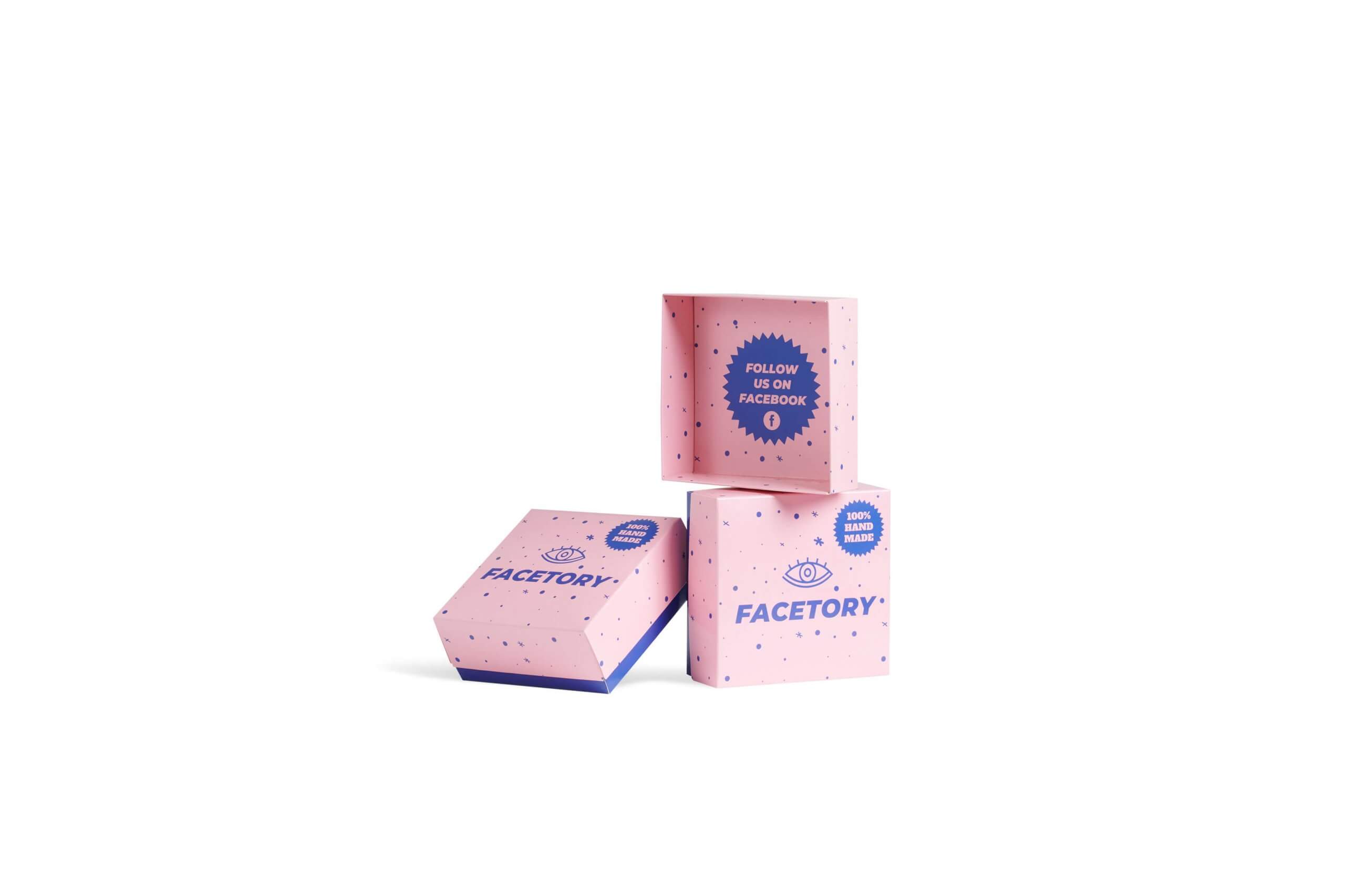 two piece product box