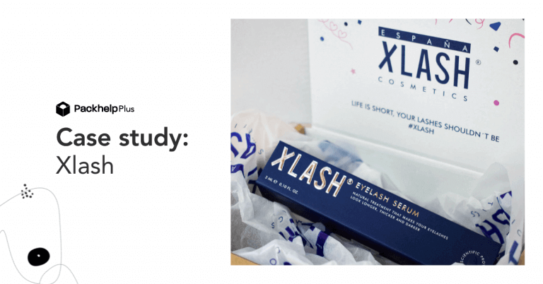 Packhelp packaging solution for Xlash España
