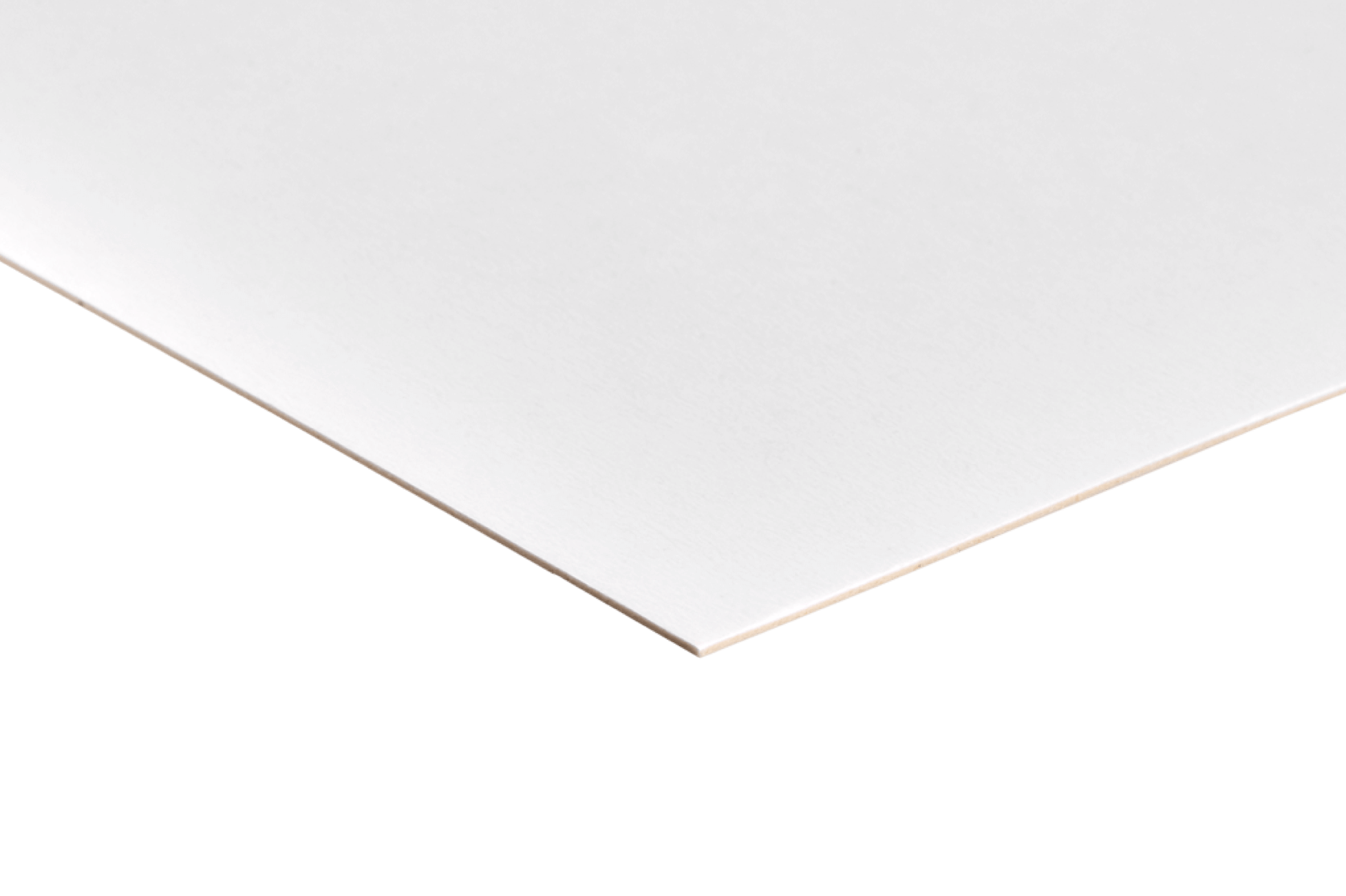 White artica cardstock used in product boxes and cardboard envelopes