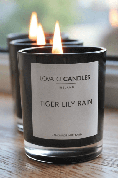 Tiger Lily Rain candle from Lovato Candles