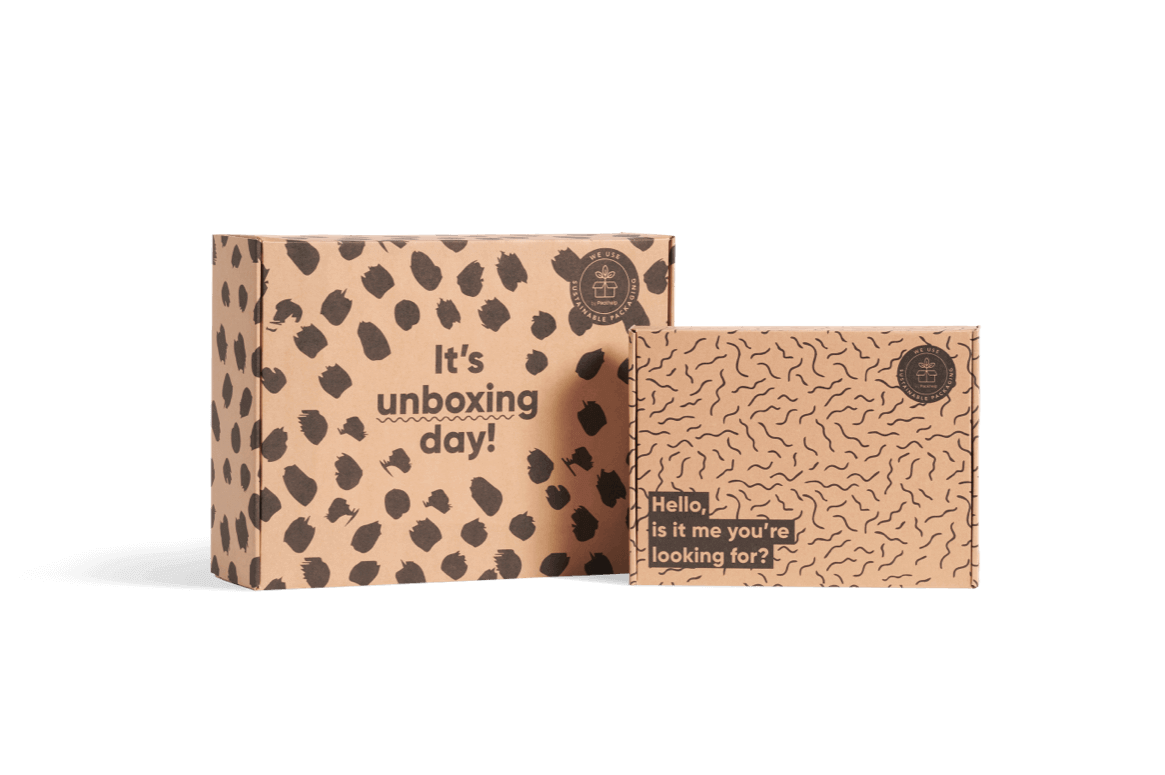 caja para envíos con diseño personalizado