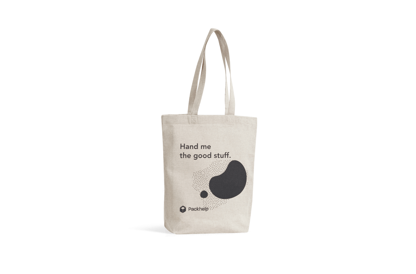organic cotton bag with print