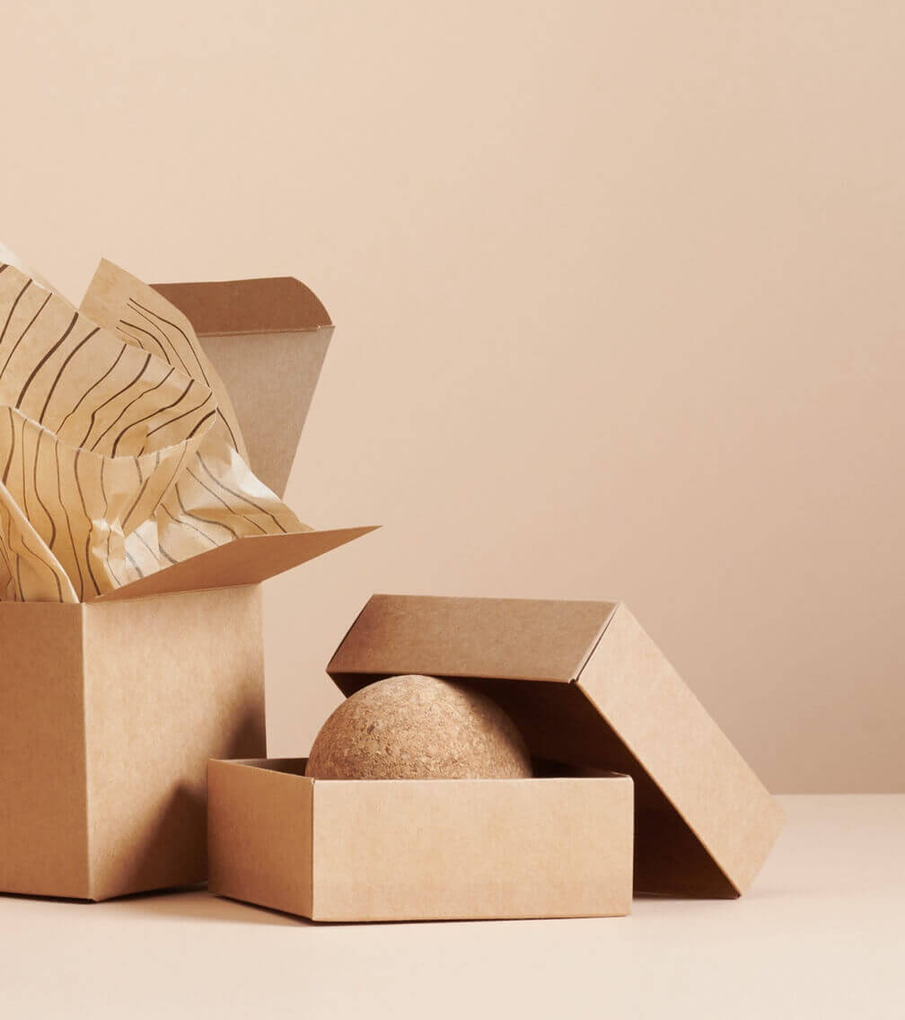 kraft cardstock classic product box and two piece product box