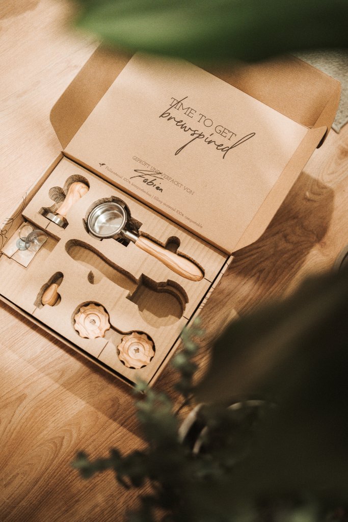 Brewspire Verpackung mit Inlay