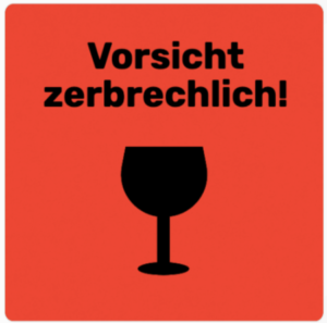 Warnhinweis zerbrechlich