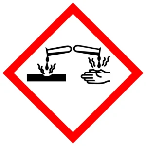 symbol ätzend