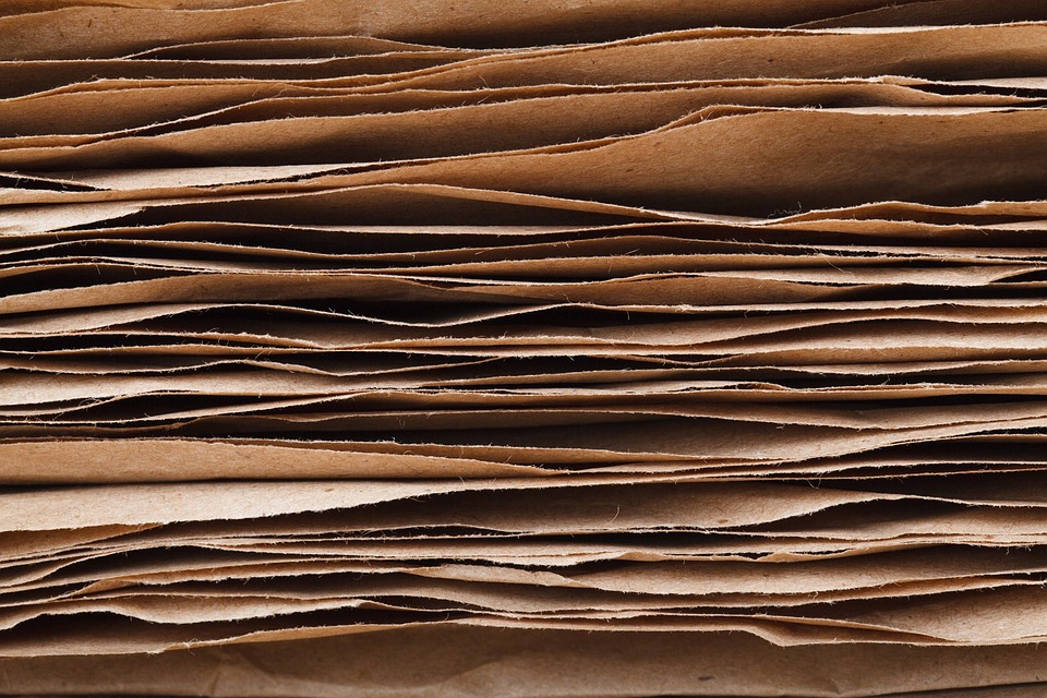 Papierarten Wellpappe