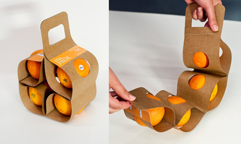 Verpackungsart Umverpackung für orangen